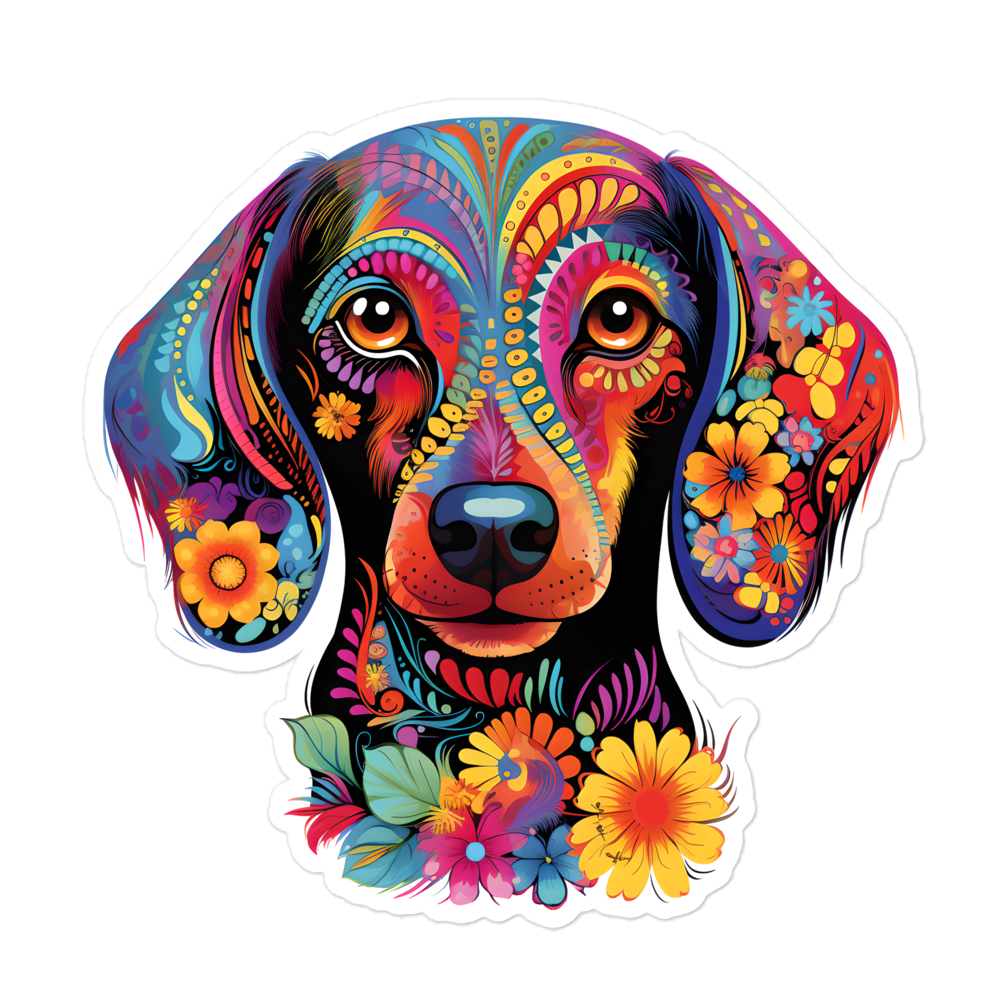 Spirit of the Dachshund - Sticker