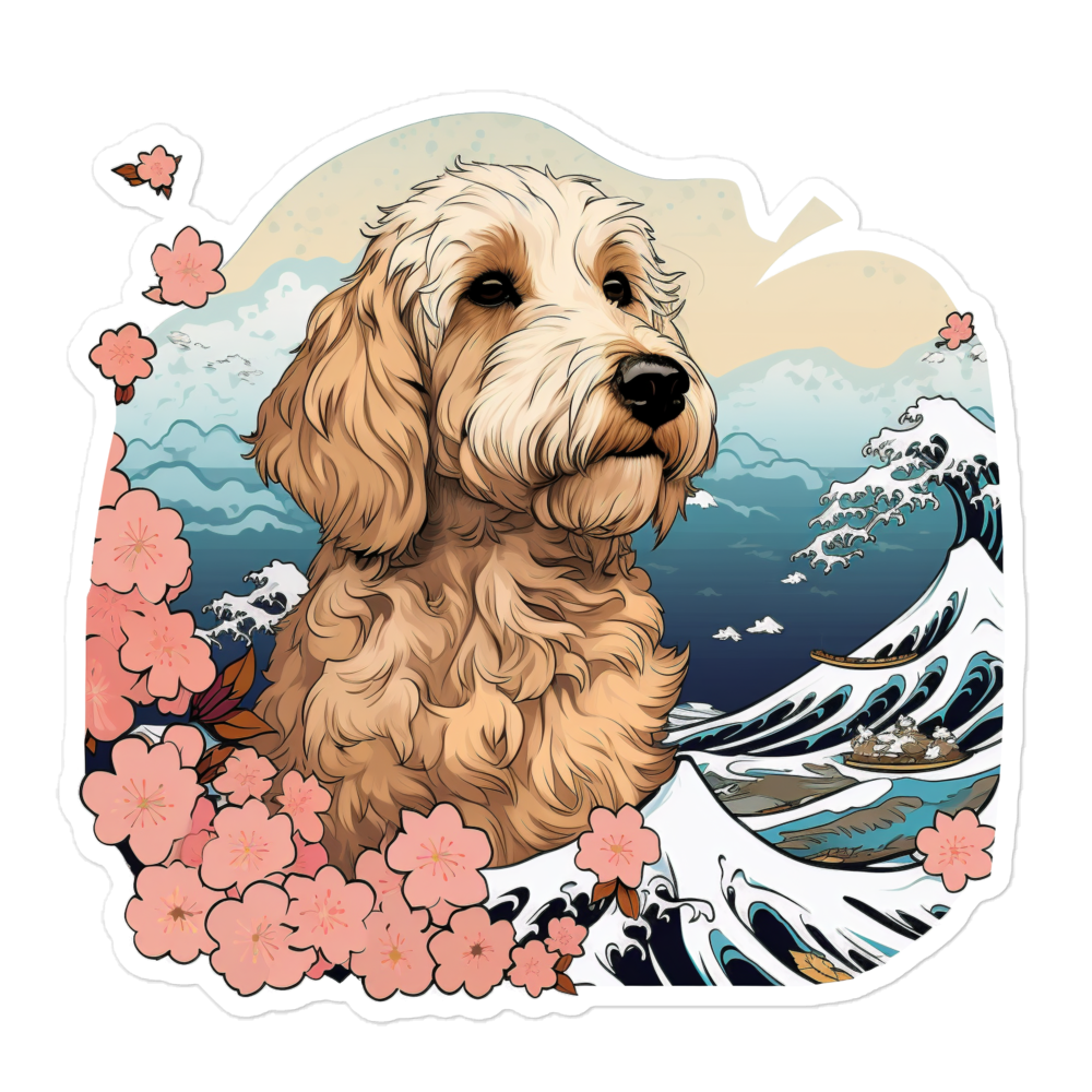 Aloha Goldendoodle - Sticker