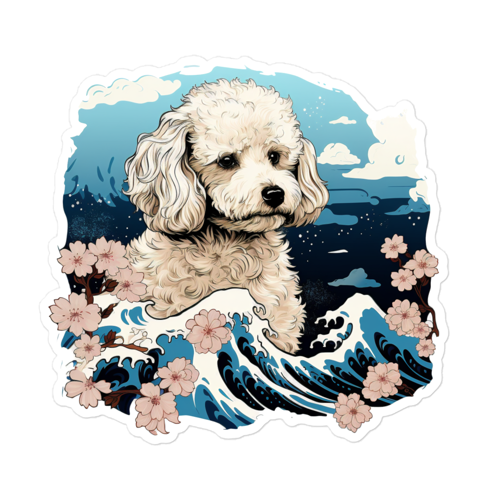 Aloha Poodle - Sticker