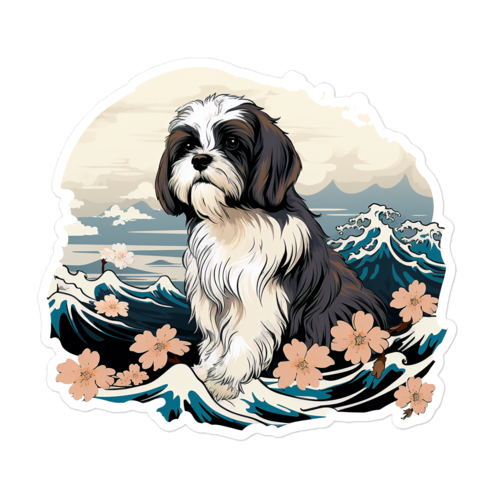 Aloha Shih Tzu - Sticker