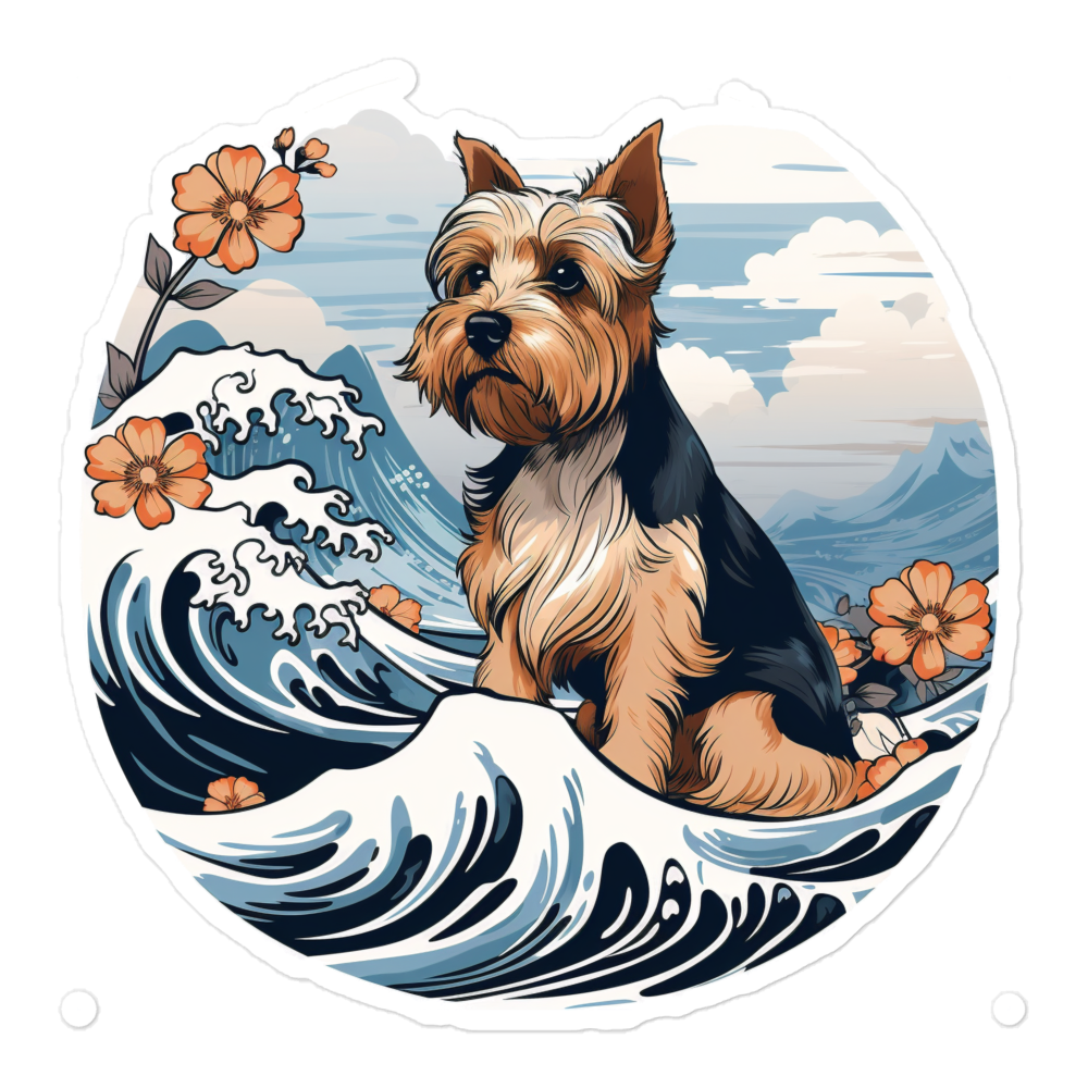 Aloha Yorkshire Terrier - Sticker