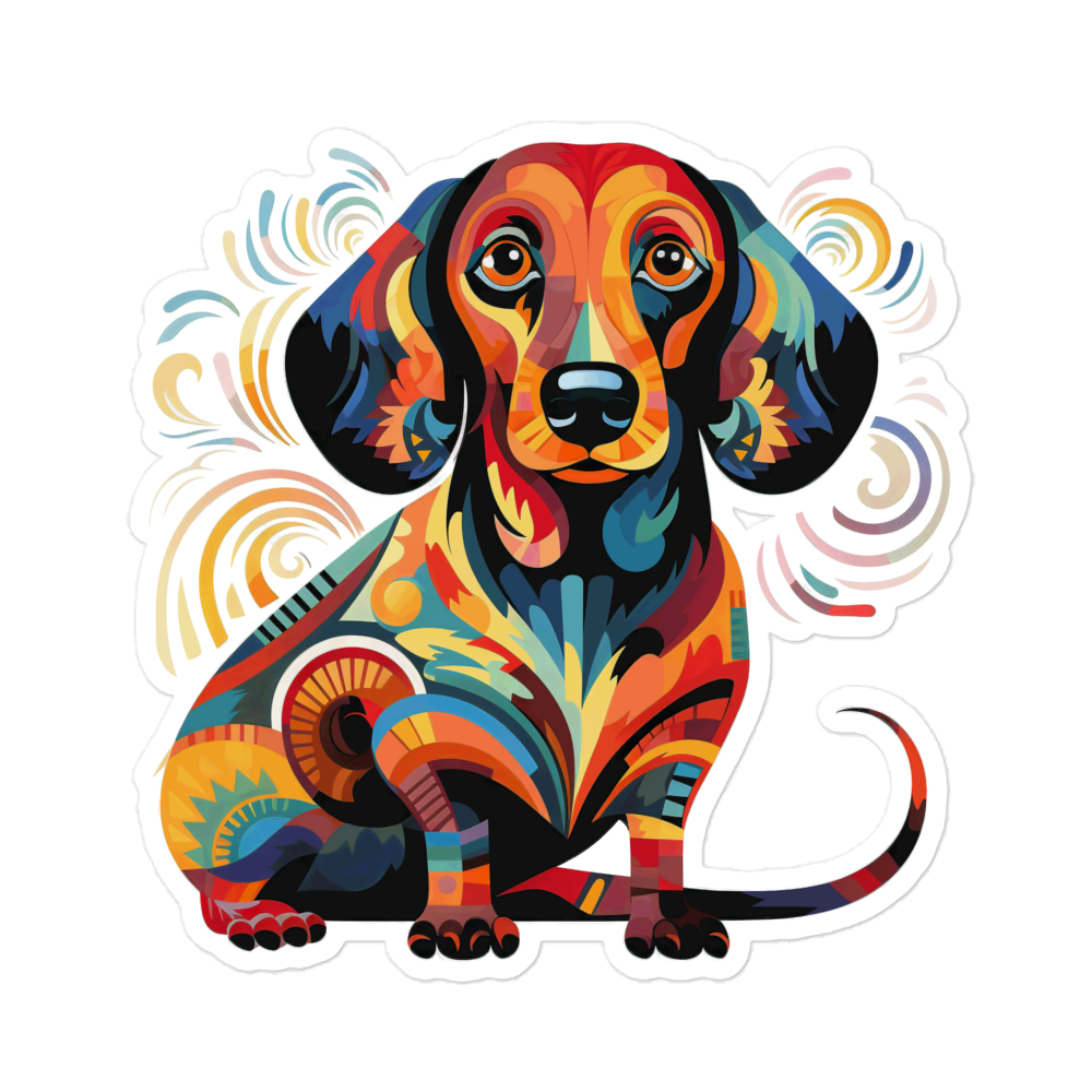 Nouveau Dachshund - Sticker