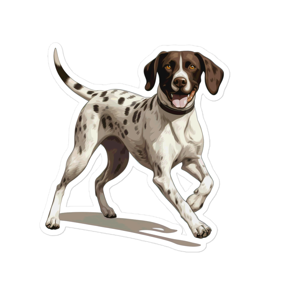 Playful Puppers GSP - Sticker