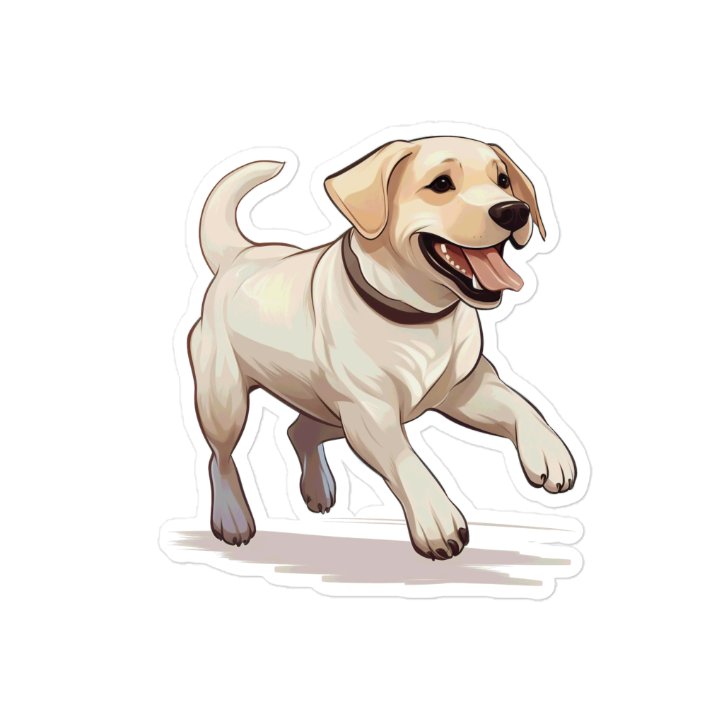 Playful Puppers Labrador Retriever - Sticker