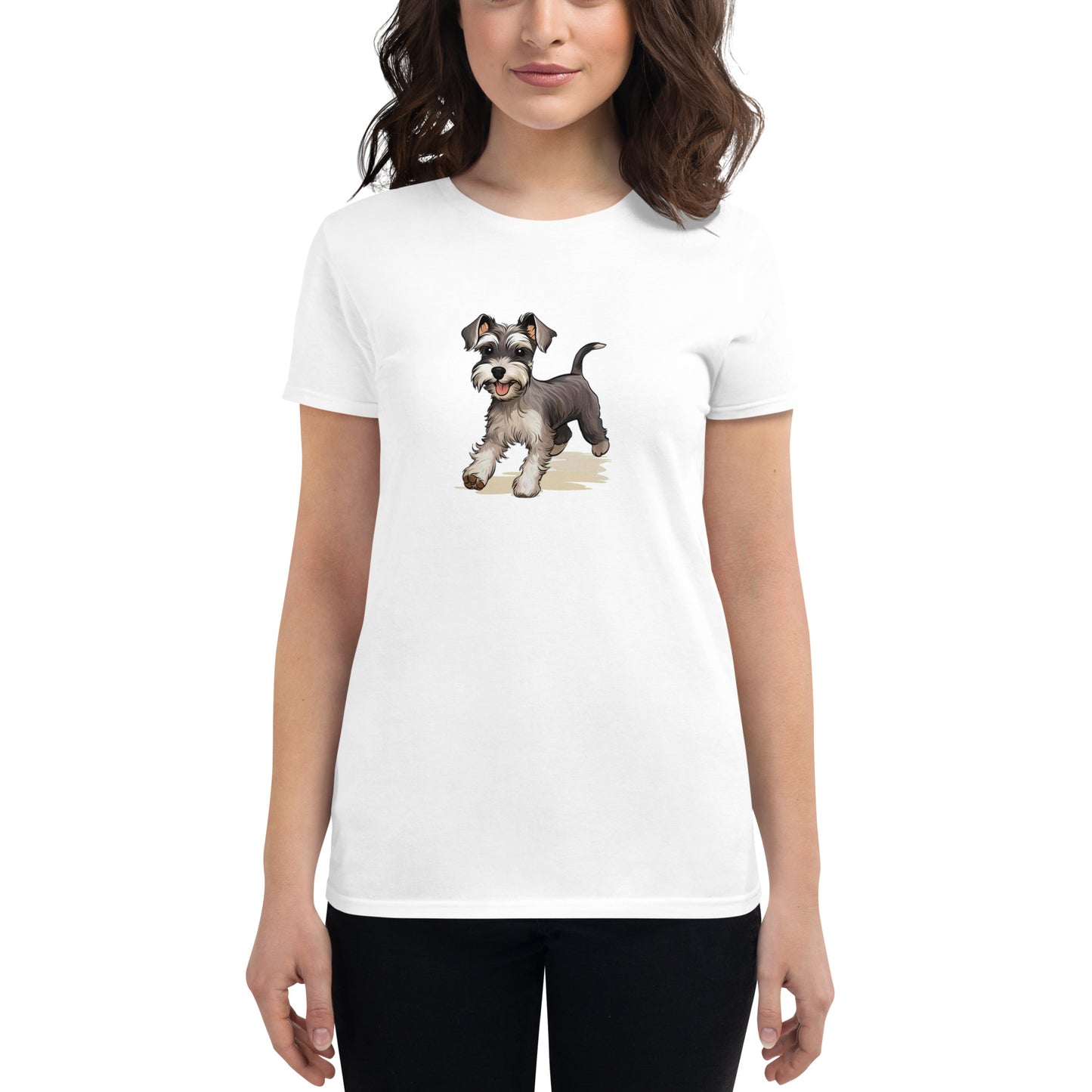 Playful Puppers Miniature Schnauzer - Women's Tee