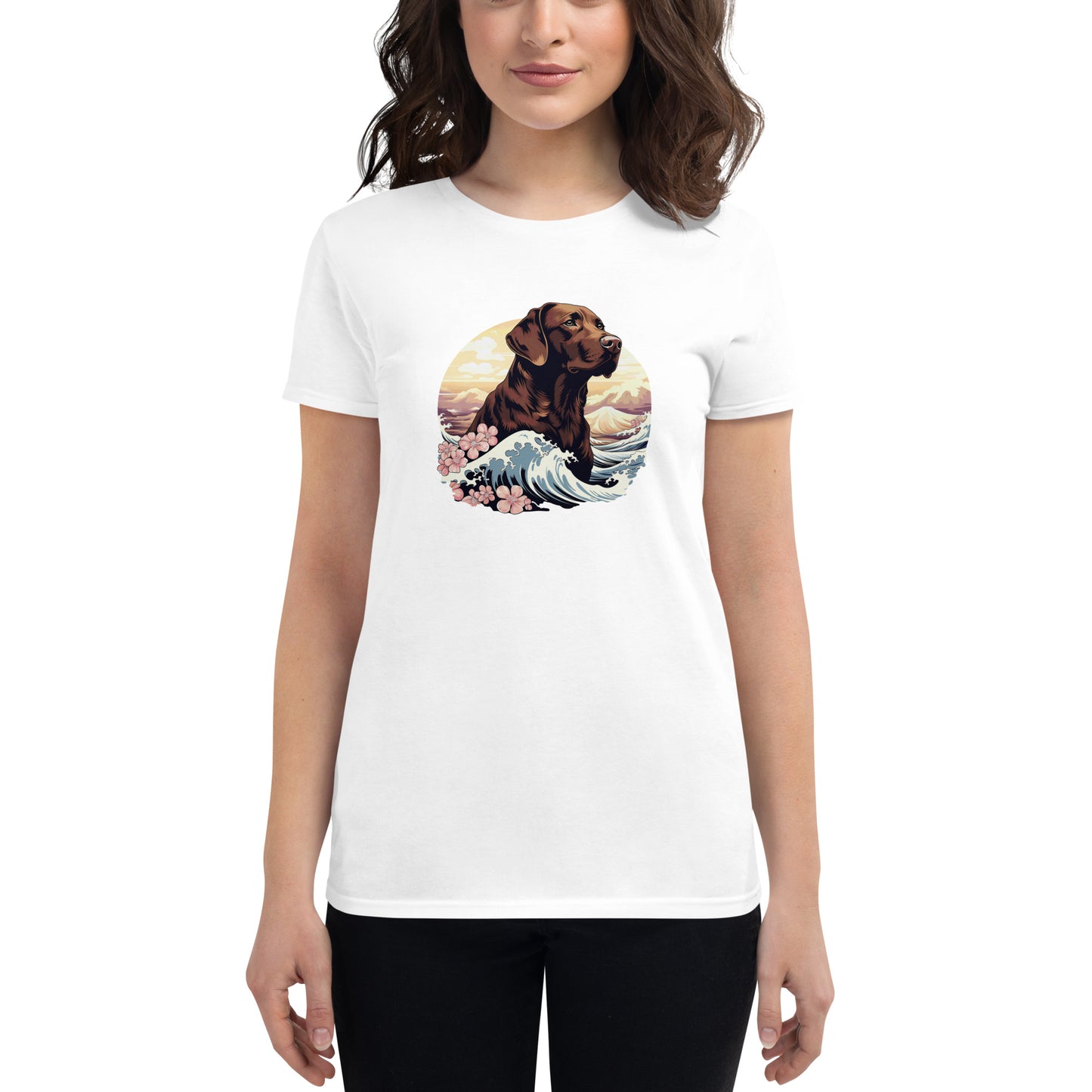 Aloha Chocolate Labrador Retriever - Women's Tee