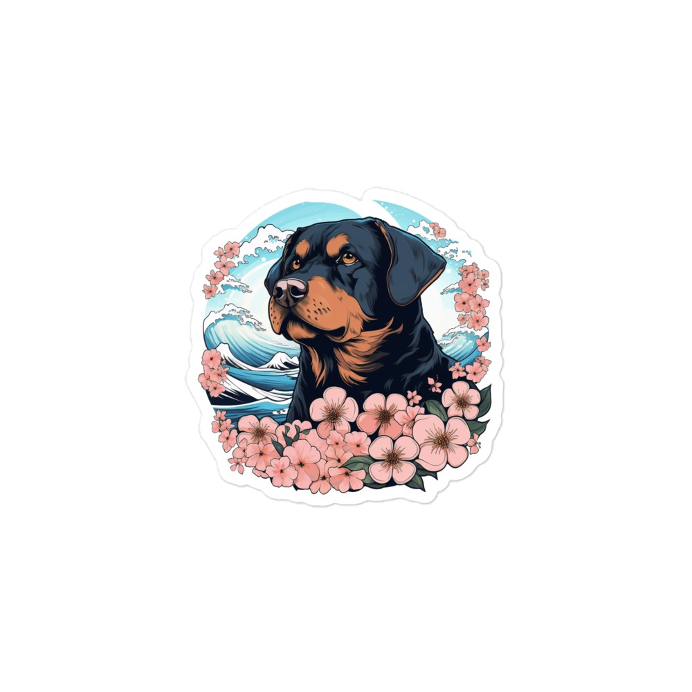 Aloha Rottweiler - Sticker