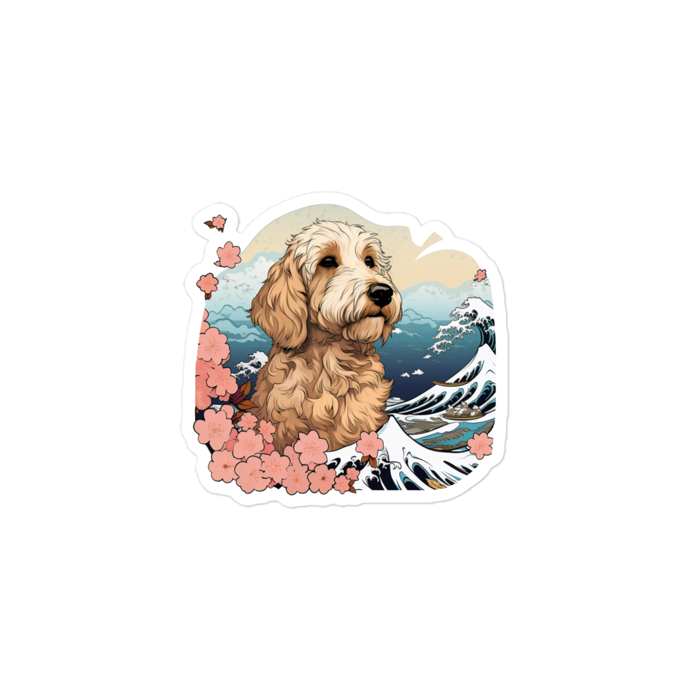 Aloha Goldendoodle - Sticker