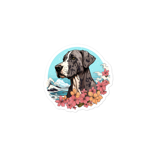 Aloha Great Dane - Sticker