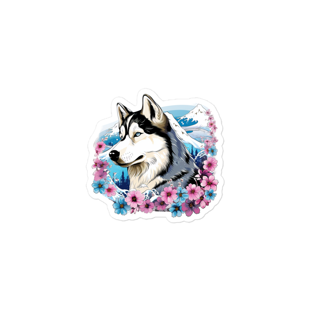 Aloha Husky - Sticker