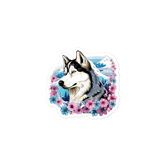 Aloha Husky - Sticker