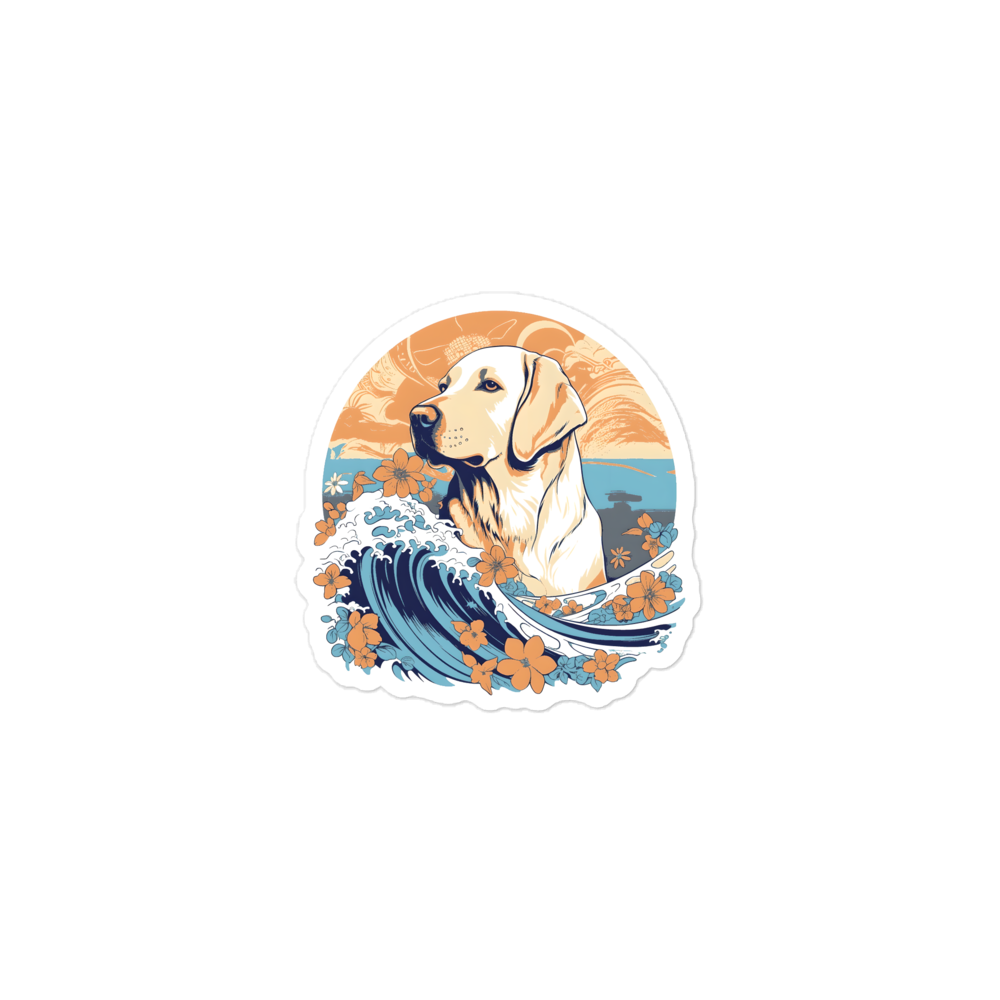 Aloha Labrador Retriever - Sticker
