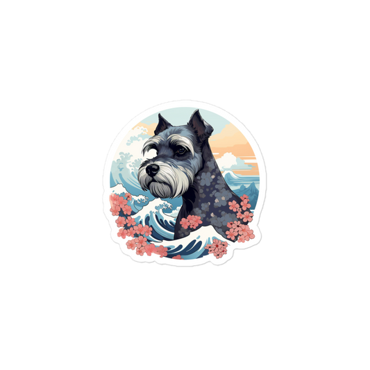 Aloha Miniature Schnauzer - Sticker