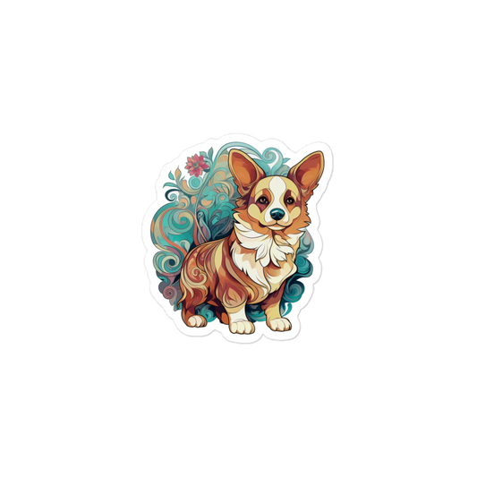 Nouveau Corgi - Sticker