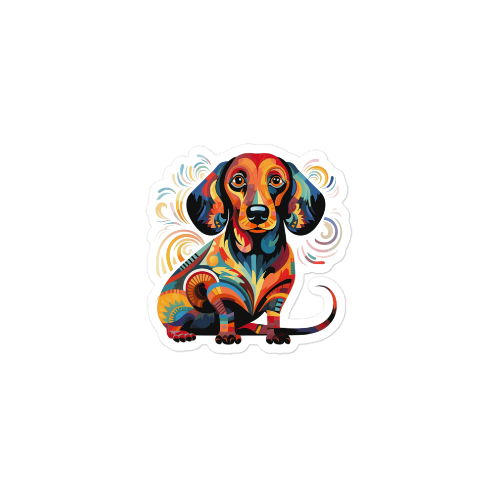 Nouveau Dachshund - Sticker
