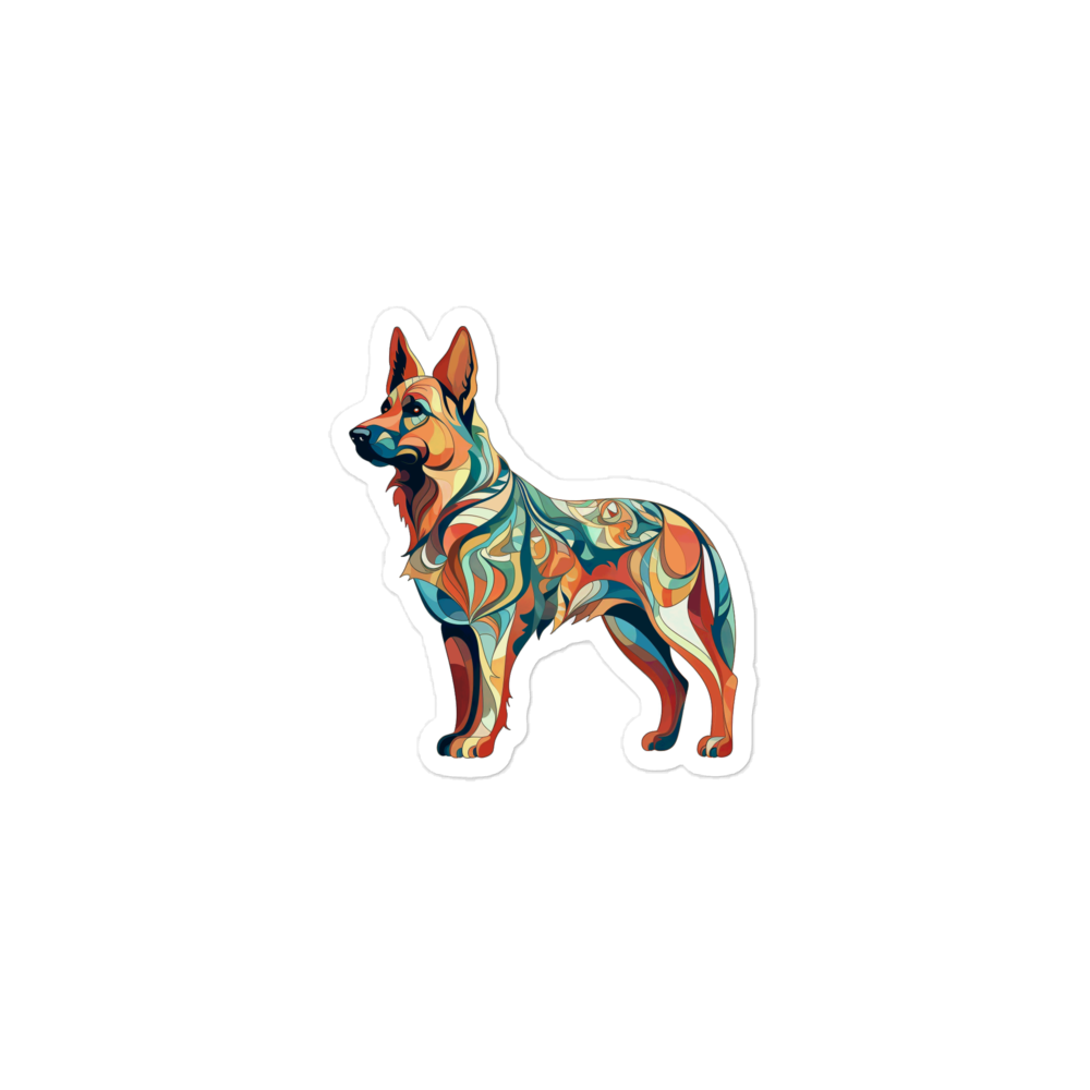 Nouveau German Shepherd - Sticker
