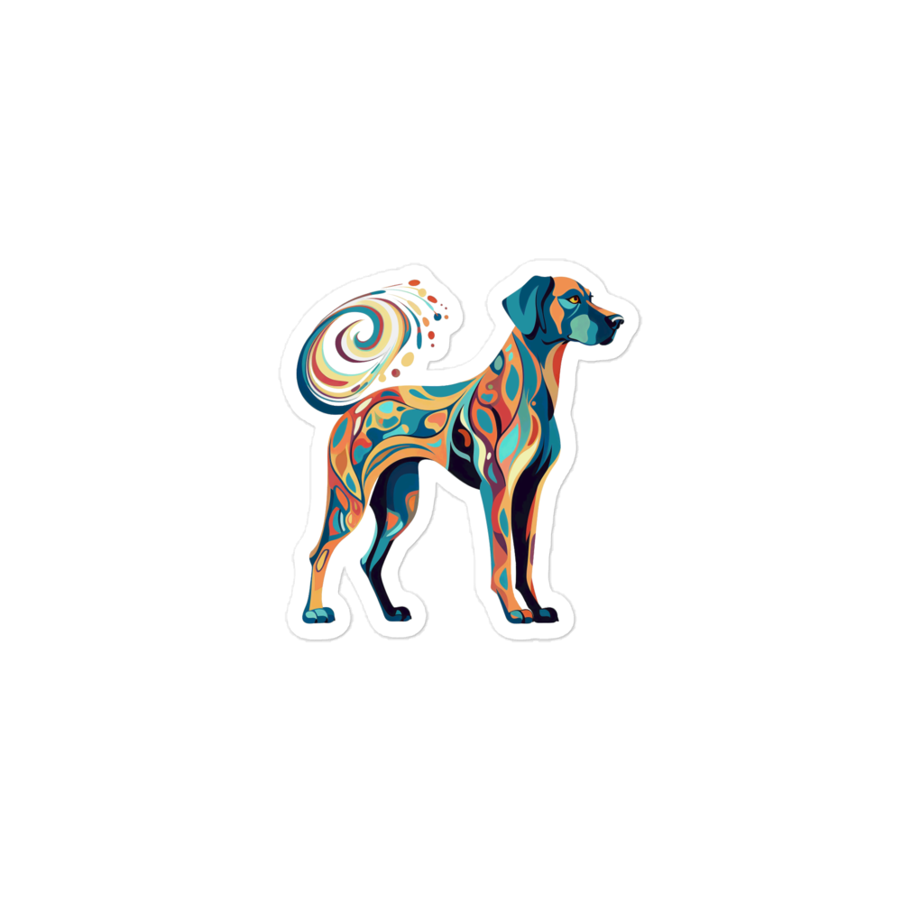 Nouveau Great Dane - Sticker
