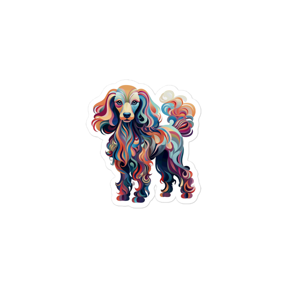 Nouveau Poodle - Sticker