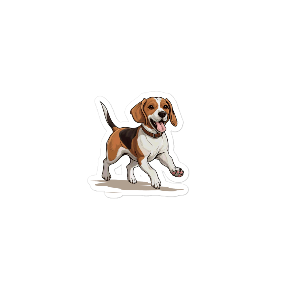 Playful Puppers Beagle - Sticker