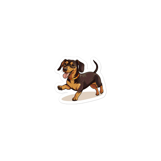 Playful Puppers Dachshund - Sticker