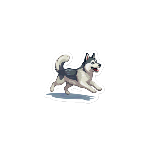 Playful Puppers Husky - Sticker