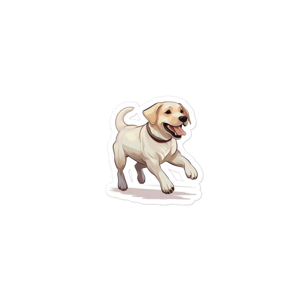 Playful Puppers Labrador Retriever - Sticker