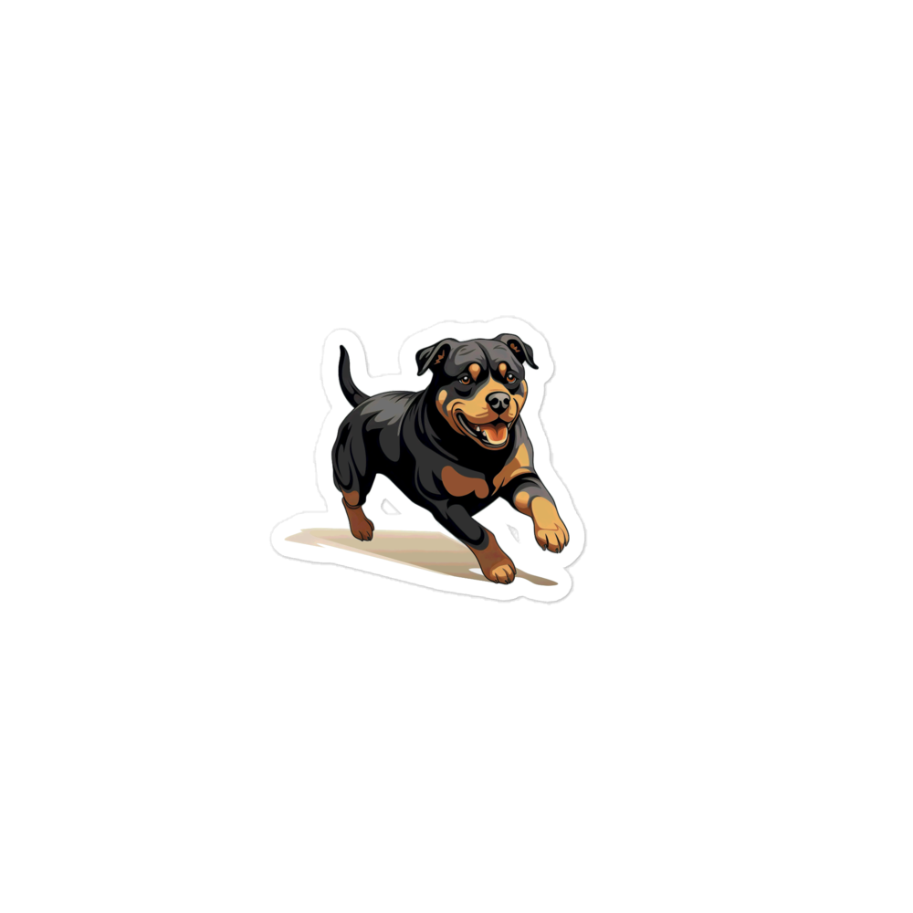 Playful Puppers Rottweiler - Sticker