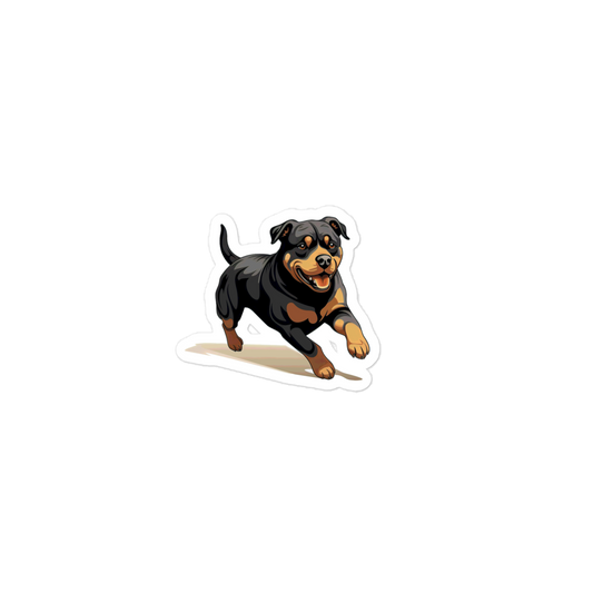 Playful Puppers Rottweiler - Sticker