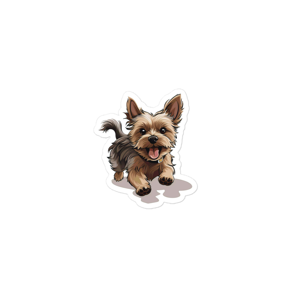 Playful Puppers Yorkshire Terrier - Sticker