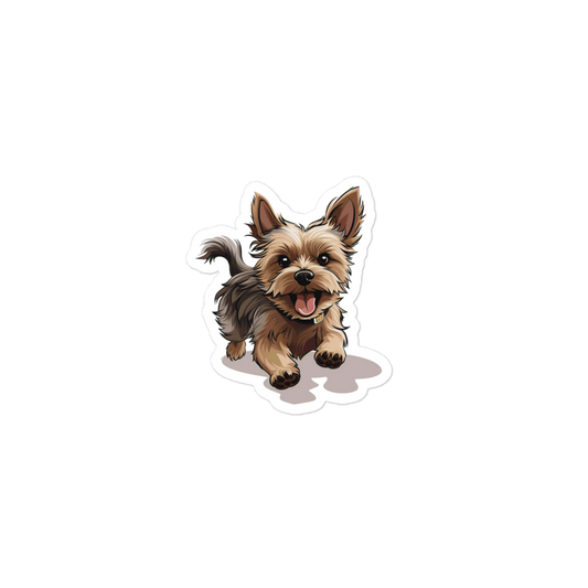 Playful Puppers Yorkshire Terrier - Sticker