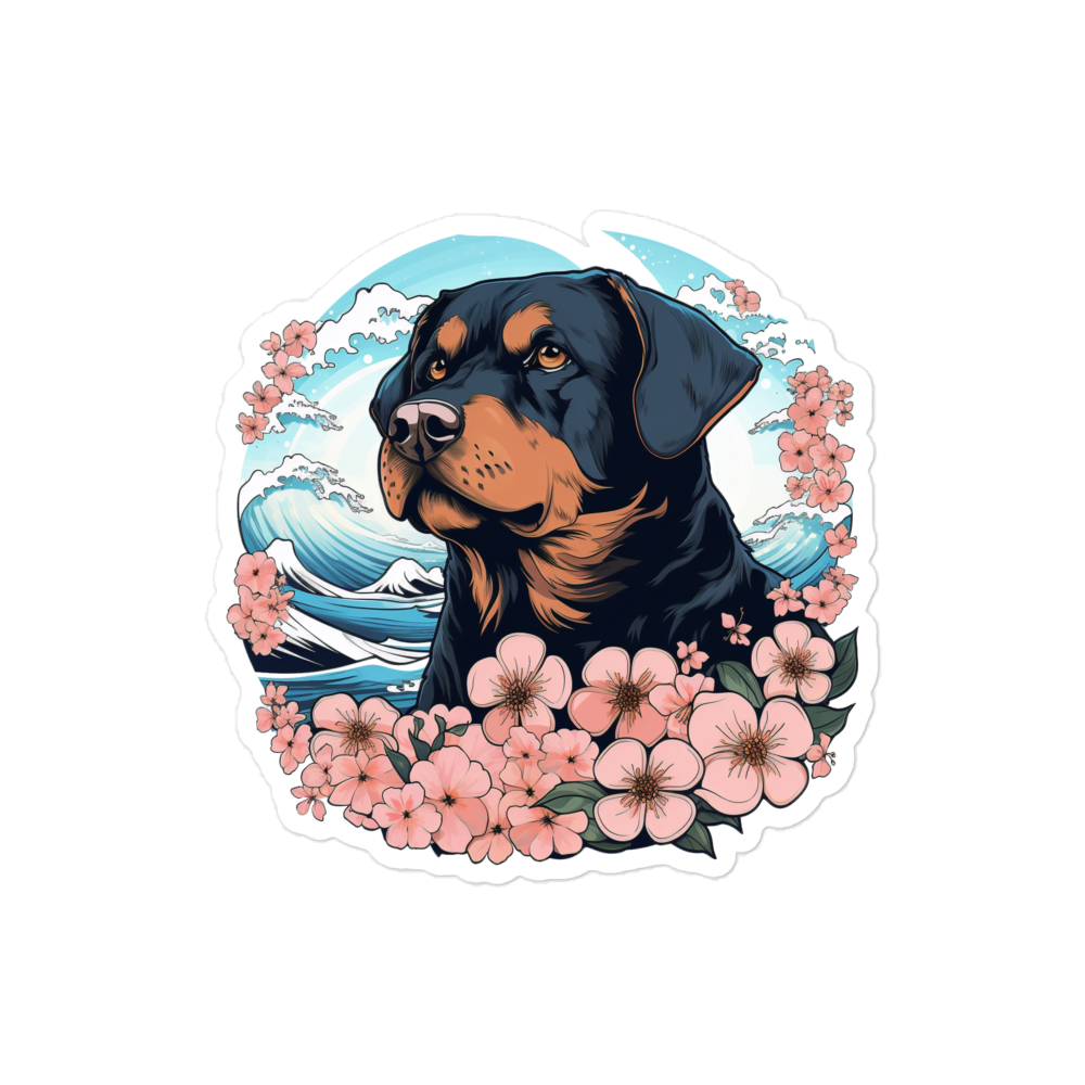 Aloha Rottweiler - Sticker