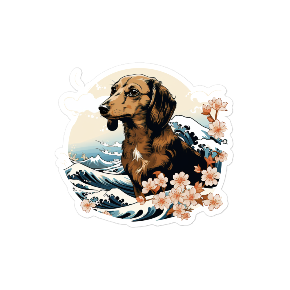 Aloha Dachshund - Sticker