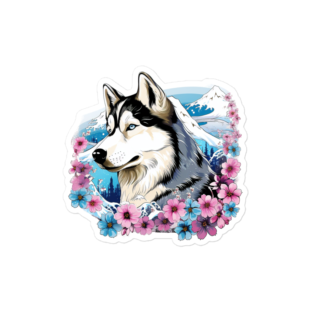 Aloha Husky - Sticker