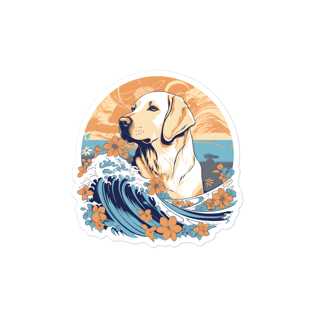 Aloha Labrador Retriever - Sticker