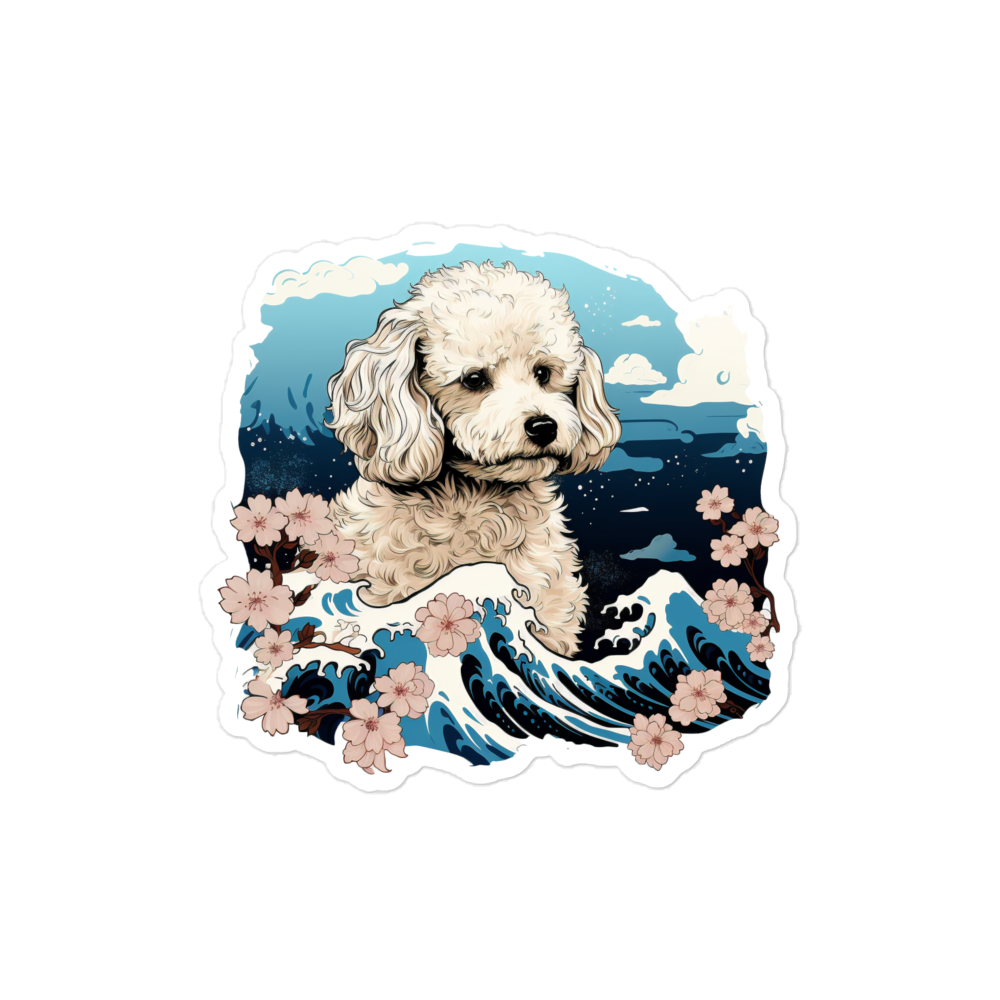 Aloha Poodle - Sticker