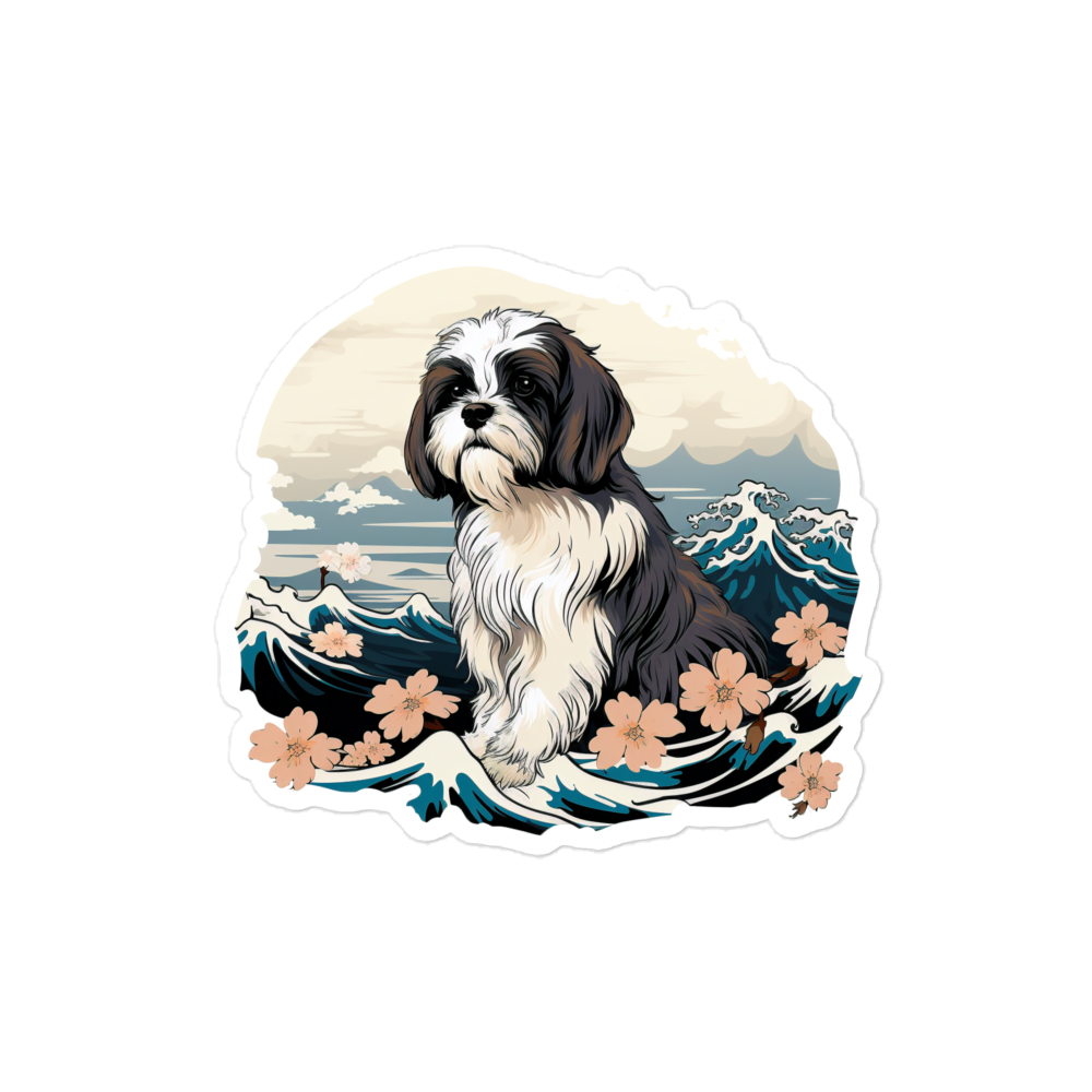 Aloha Shih Tzu - Sticker