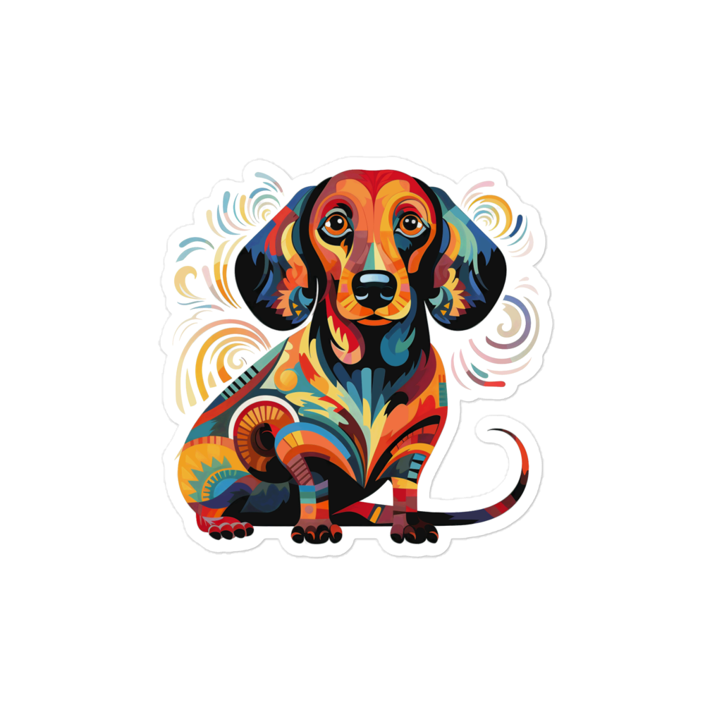 Nouveau Dachshund - Sticker