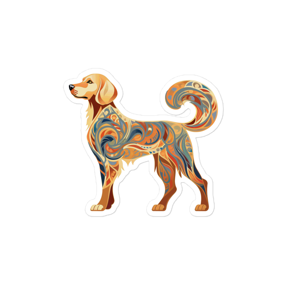 Nouveau Golden Retriever - Sticker