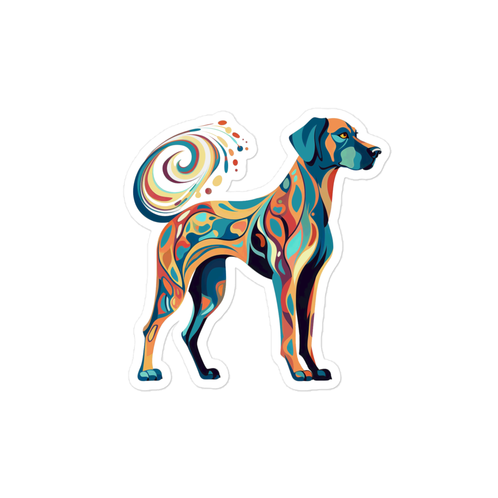 Nouveau Great Dane - Sticker