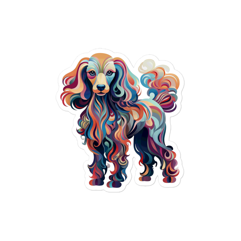 Nouveau Poodle - Sticker