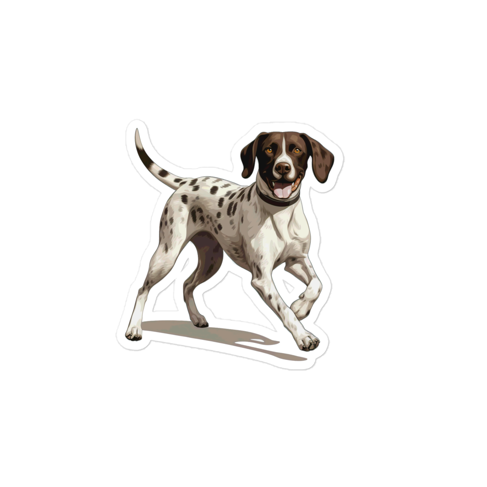 Playful Puppers GSP - Sticker