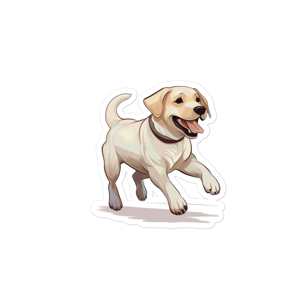 Playful Puppers Labrador Retriever - Sticker
