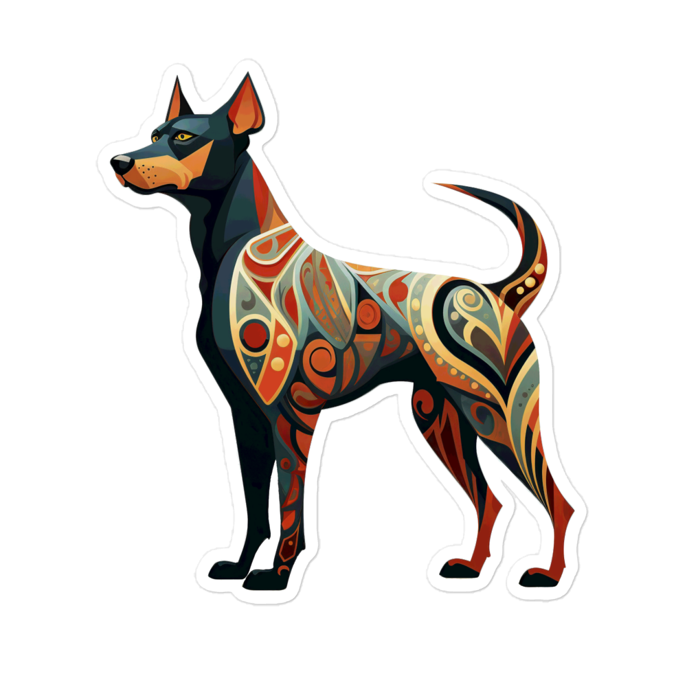 Nouveau Doberman - Sticker