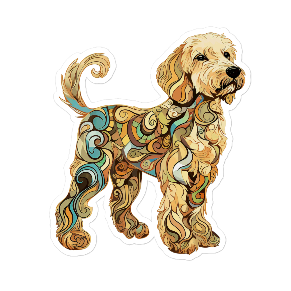 Nouveau Goldendoodle - Sticker