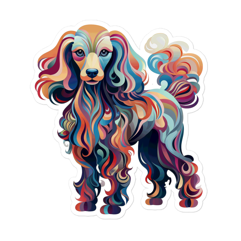 Nouveau Poodle - Sticker