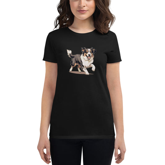Playful Puppers Australian Shepherd - Women's Tee