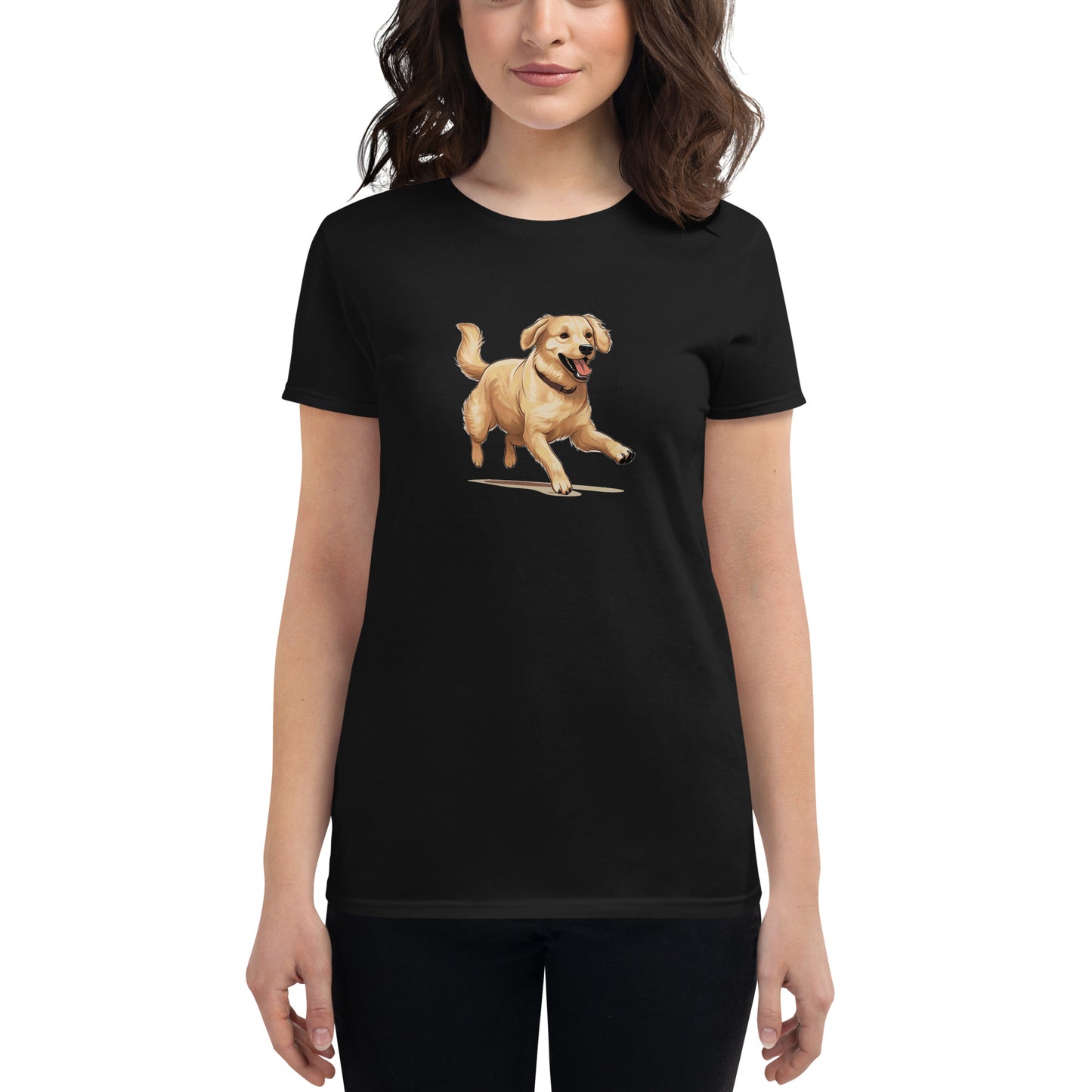 Playful Puppers Golden Retriever - Women's Tee