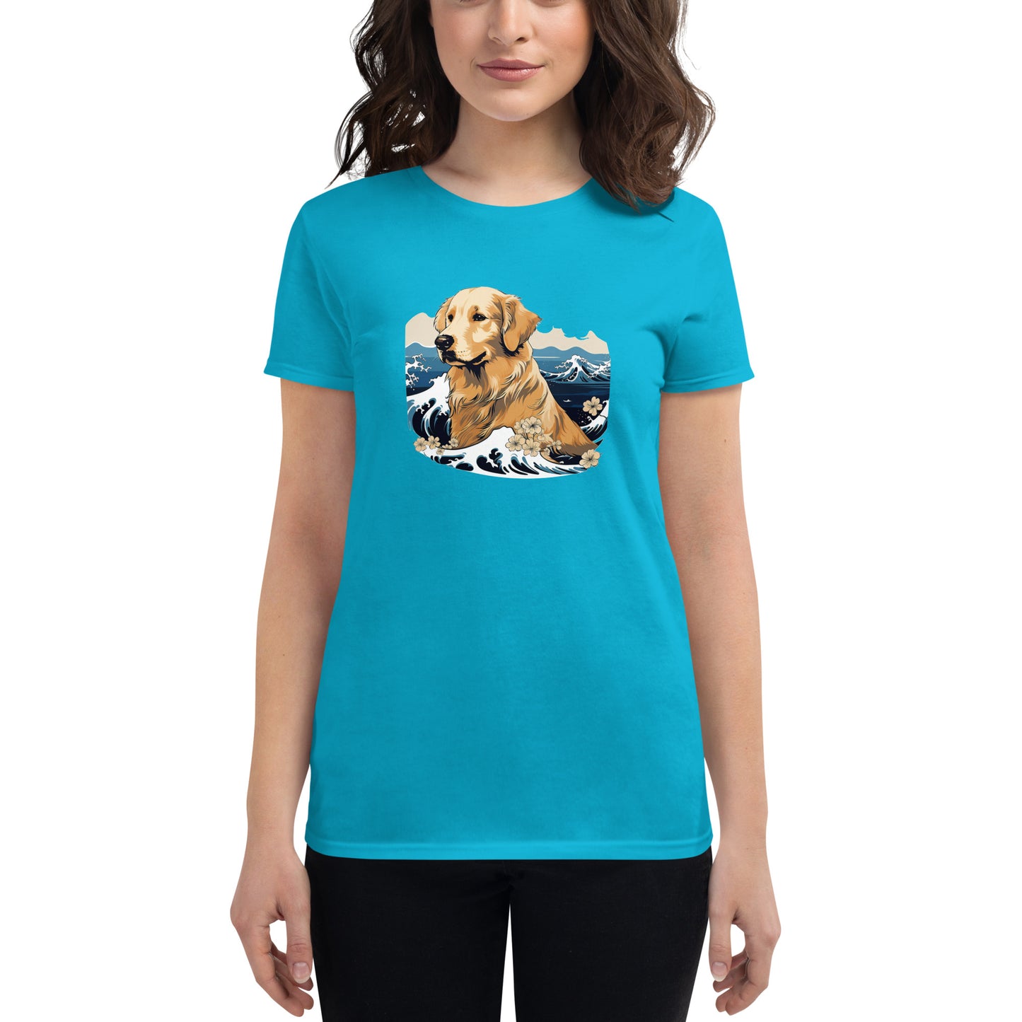 Aloha Golden Retriever - Women's Tee