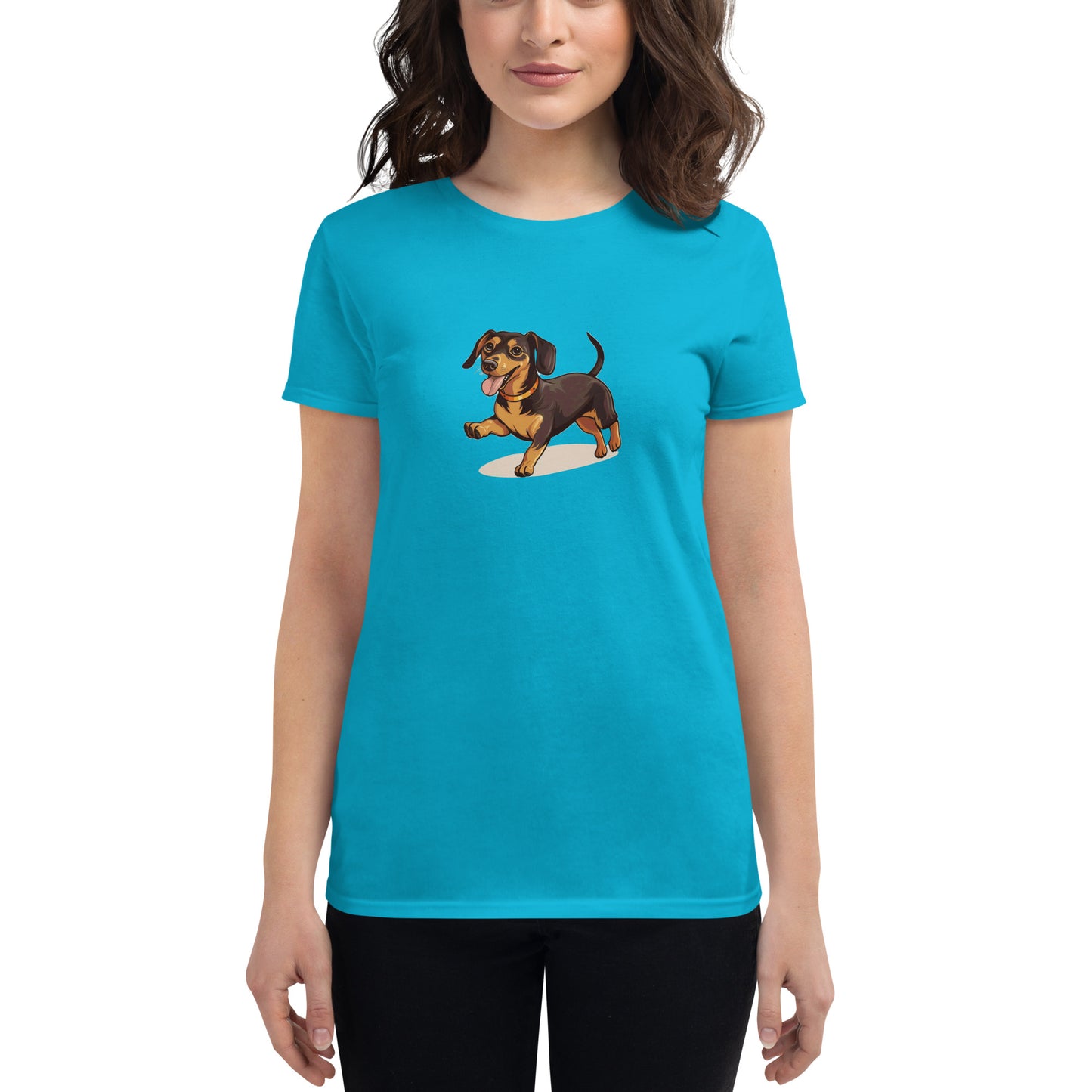 Playful Puppers Dachshund - Women's Tee