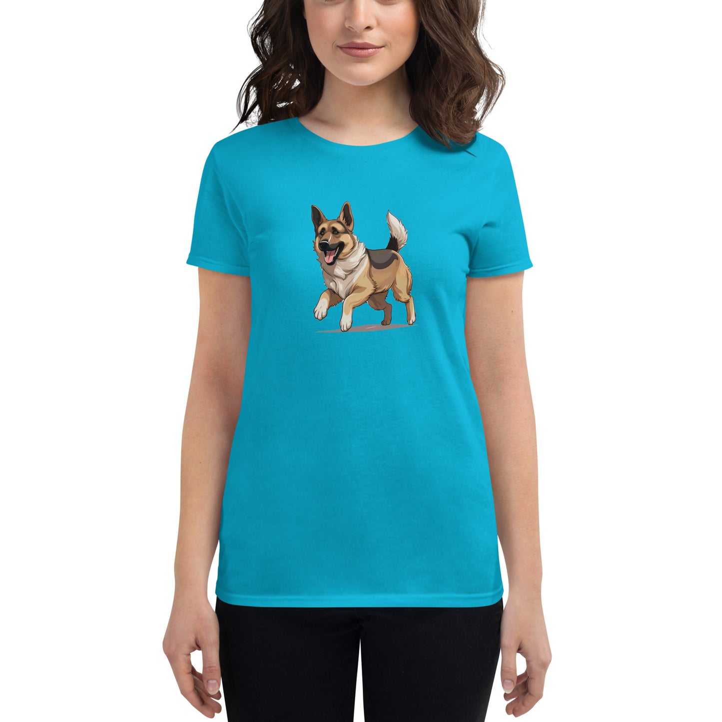 Playful Puppers German Shepherd - Women's Tee